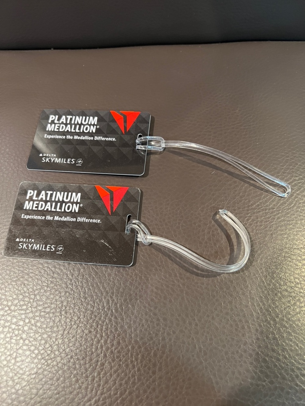 Delta Platinum Medallion luggage bag tags
